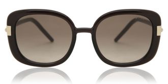 Prada PR 04WS 05M3D0 Womens Sunglasses Brown Size 53