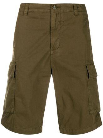 Woolrich flap pocket cargo shorts - men - Cotton - 29 - Green