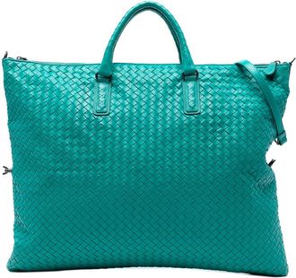 Bottega Veneta Pre-owned Bottega Veneta Maxi Nappa Intrecciato Convertible Tote 193785 V0016 3660