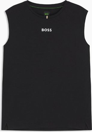 HUGO BOSS Mens Quick Dry Tank Top - Black - Size: 38