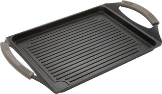 KASANOVA Piastra antiaderente 45x27 cm manici in silicone