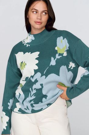 Maeve Carys Mock-Neck Sweater by Maeve