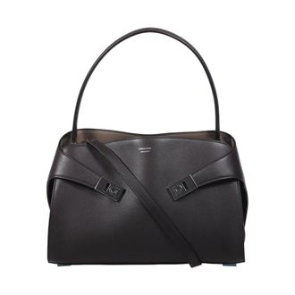 Ferragamo Hug Soft Bicolor Bag - female - Ferragamo - Handbags - Black - ONE SIZE - Bags