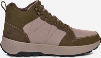 Teva Mens Ellwood Mid Hiking Shoe In Dark Olive/ Desert Taupe