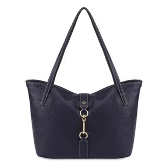 Pollini Tas met dubbele handvatten - Dames - Tassen - Blauw - Maat: ONE Size
