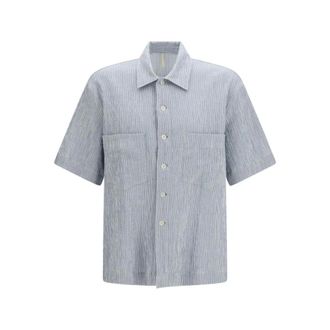 Sunflower Camisa de Manga Corta Adam - Shirts - Hombre - Azul - S