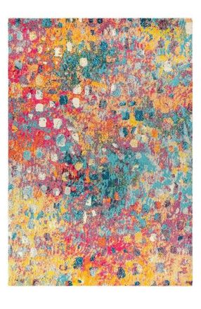 Jonathan Y Designs Contemporary POP Modern Abstract Area Rug in Multi/yellow at Nordstrom, Size 2Ft 0In X 8Ft 0In