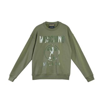 Moschino Dqm Sweatshirt - male - Moschino - Sweatshirts - Green - 2XL - Sweatshirts & Hoodies