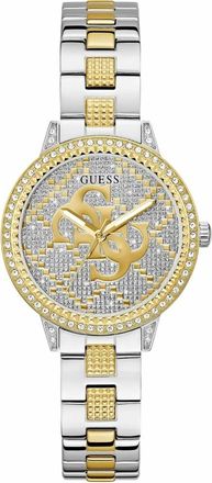 Guess 2-Tone Analog Watch Gw0944L3 - Dames - Accessoires - Grijs - Maat: ONE Size