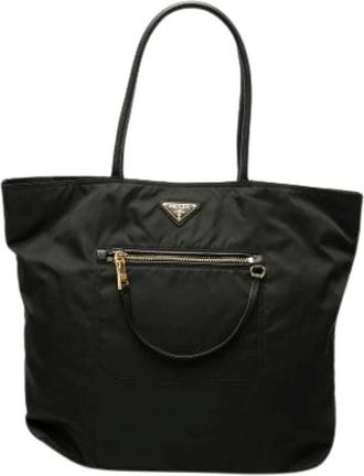 Prada Pre-owned Nylon Tote - Pre-owned - Mujer - Negro - ONE SIZE