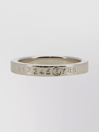 Maison Margiela engraved logo ring