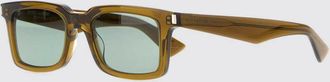 Saint Laurent Occhiali da sole rettangolari in acetato con lenti colorate