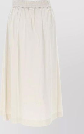 Pantaloni Torino pleated midi skirt refined tailoring