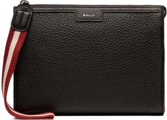 Bally leather clutch bag - men - Bovine Leather (top grain)/Polyester - One Size - Black