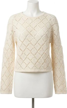 Z Supply Hullen Crochet Sweater In Cloud