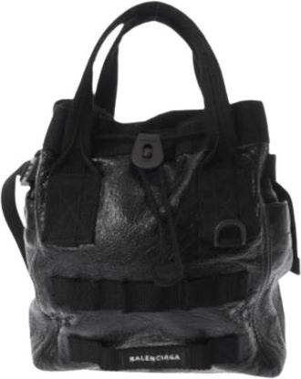 Balenciaga Pre-owned Bucket Bags, female, Black, Size: ONE SIZE Pre-owned Vintage Tote Bag