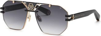 Philipp Plein SPP077M 0302 Womens Sunglasses Size 63