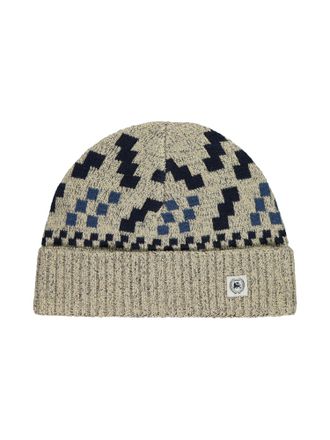 Lerros Skim&uuml;tze LERROS Norweger-Strickm&uuml;tze mit Fleecef&uuml;tterung, Herren, tender beige melange, 59% Baumwolle, 34% Polyacryl, 7% Nylon, M&uuml;tzen Skim&uuml;tze