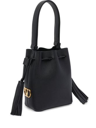 Valentino Garavani Black So Seau Small Bucket Bag