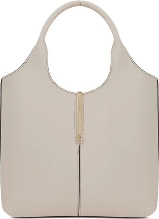 Tod's Mini Leren Tote Bag - Dames - Handtassen - Beige - ONE Size - Leer - Tassen
