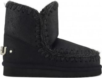 Mou Eskimo 18 - Dames - Winterlaarzen - Zwart - 38 EU - Wol - Schoenen