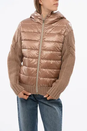 Herno RESORT Maglia Full-Zip in Lana con Dettaglio Trapuntato Herno