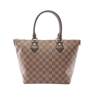Louis Vuitton Pre-owned Handbags, female, Brown, Size: ONE SIZE Pre-owned Damier Canvas Tote Bag