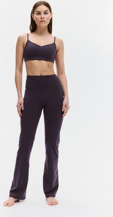 H&M Flared yoga leggings with softmove in Plum Purple at Nordstrom, Size X-Small