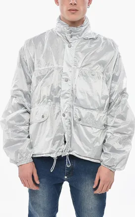 Our Legacy Checked Ripstop Nylon Windbreaker with Snap Buttons OUR LEGACY