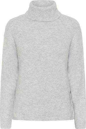 Cream Coltruien - Dames - Coltruien - Grijs - XS - Leer - Truien & Vesten