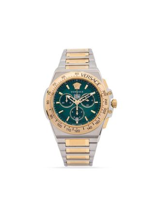 Versace Orologio Greca Extreme Chrono 45mm - Verde