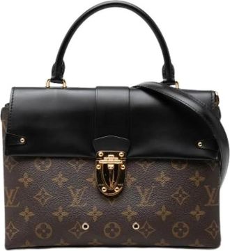 Louis Vuitton Pre-owned Monogram Satchel - Dames - Vintage Handtas - Bruin - ONE Size - Leer - Vintage