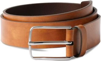 Allen Edmonds Broadway Avenue Leather Belt in Dark Walnut at Nordstrom, Size 34