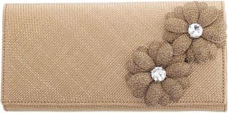 Nina Giselle Embellished Clutch in Natural at Nordstrom
