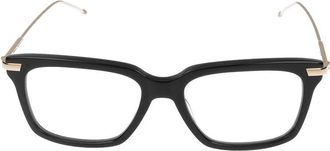Thom Browne Rechthoekige bril van acetaat en titanium - unisex - Brillen - Veelkleurig - 49 MM - Satijn - Accessoires