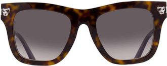 Cartier Panthere de Cartier Grey Cat Eye Ladies Sunglasses CT0025S 002 50