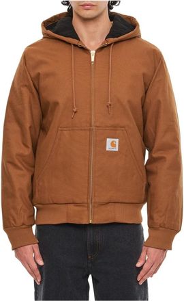 Carhartt Work in Progress Active Jacket (Winter) - Heren - Winterjassen - Bruin - M - Katoen - Jassen