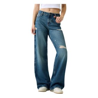 Guess Wide Jeans, female, Blue, Size: W31 G11 Wide Leg Jeans