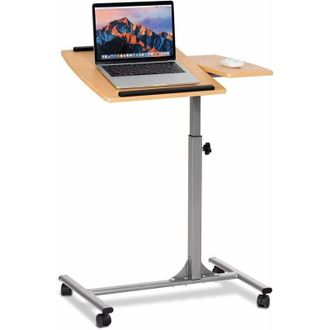 Costway Costway Mesa De Ordenador Con Tabla Inclinada Altura Ajustable Escritorio Para Computadora Laptop Port&aacute;til