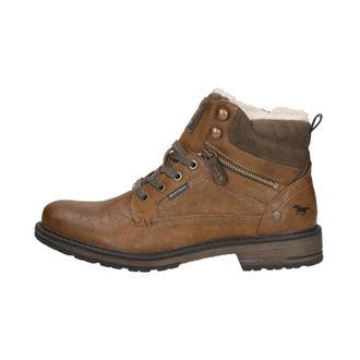 Mustang Veterschoenen - Heren - Winterlaarzen - Bruin - 44 EU - Leer - Schoenen