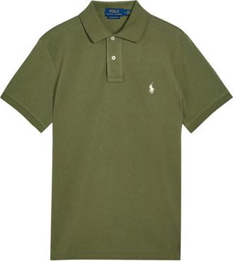 Polo Ralph Lauren Logo Cotton Polo Shirt - Green - XL