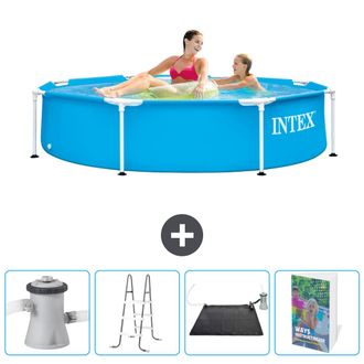 Intex Piscina Con Estructura Redonda - 244x51 Cm - 7-piezas Scb128