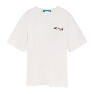 Barrow T-Shirts, male, White, Size: XL Crew-neck Short Sleeve T-Shirt