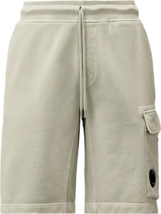 C.P. Company Lichtgrijze Cargo Shorts Resist Dyed - Heren - Korte Broeken - Grijs - L - Katoen - Korte Broeken
