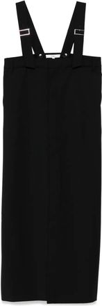 Tibi Abito con spalline regolabili - Nero