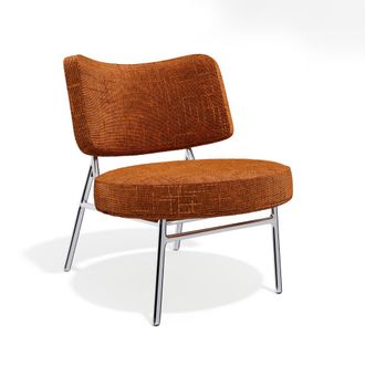Sia Home Sill&oacute;n de sal&oacute;n terciopelo de trama terracota