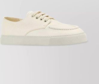 Prada low-top leather sneakers rubber sole