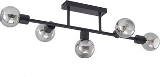 Lindby L&aacute;mpara De Techo biscala En Negro Metal - Lindby