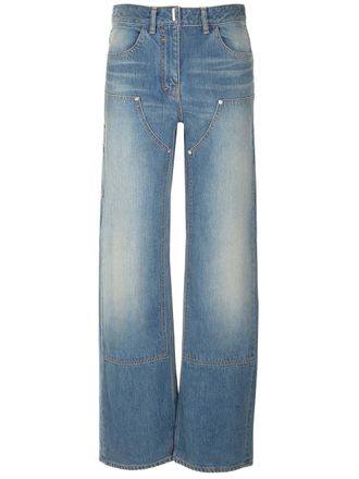 Givenchy Wide Jeans With Appliquu00e9s