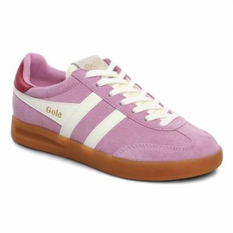Gola Womens Cyclone Trainer Sneakers In Candy/off White/deep Red/gum
